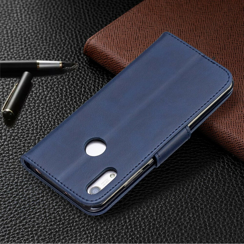 Housse Huawei Y6 2019 Lisse Rabat Oblique Housse Huawei Y6 2019 Lisse Rabat Oblique