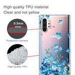 Coque Samsung Galaxy Note 10 Plus Fleurs Bleues Coque Samsung Galaxy Note 10 Plus Fleurs Bleues