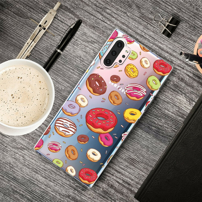 Coque Samsung Galaxy Note 10 Plus love Donuts