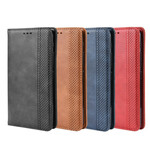 Flip Cover Asus ZenFone 6 Effet Cuir Vintage Stylisé Flip Cover Asus ZenFone 6 Effet Cuir Vintage Stylisé