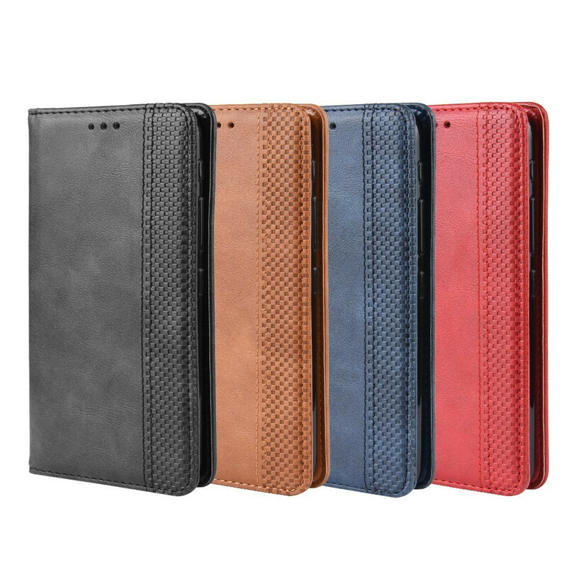 Flip Cover Asus ZenFone 6 Effet Cuir Vintage Stylisé Flip Cover Asus ZenFone 6 Effet Cuir Vintage Stylisé