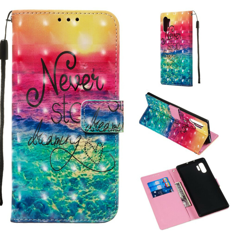 Housse Samsung Galaxy Note 10 Plus Never Stop Dreaming Housse Samsung Galaxy Note 10 Plus Never Stop Dreaming
