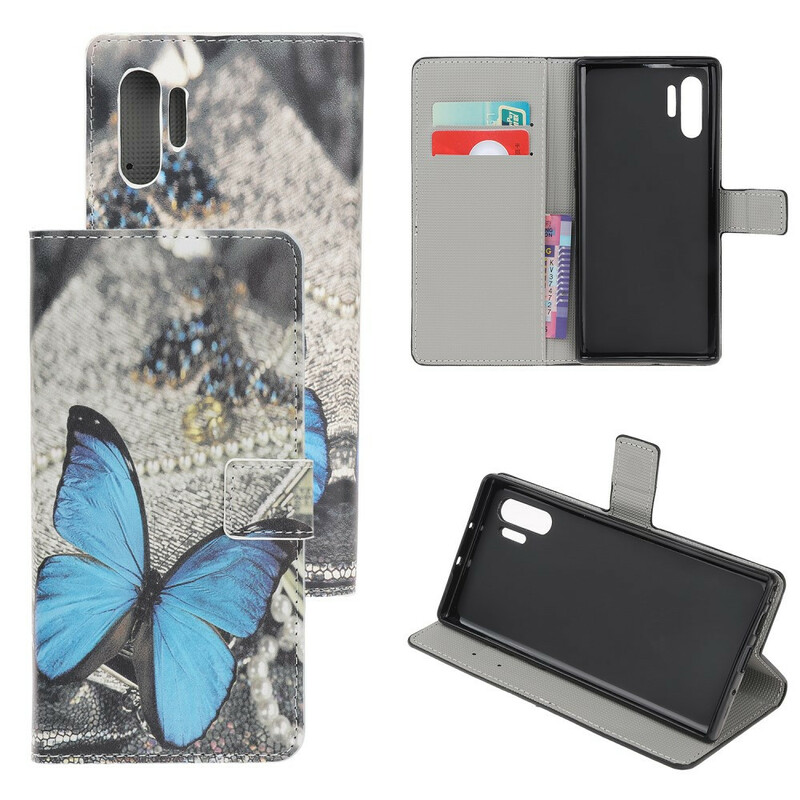 Housse Samsung Galaxy Note 10 Plus Papillon Bleu Housse Samsung Galaxy Note 10 Plus Papillon Bleu