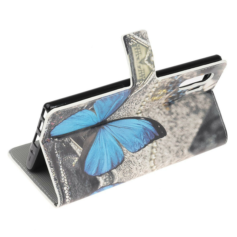 Housse Samsung Galaxy Note 10 Plus Papillon Bleu Housse Samsung Galaxy Note 10 Plus Papillon Bleu