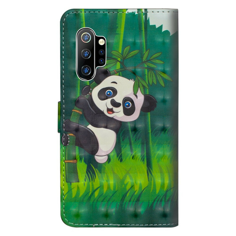 Housse Samsung Galaxy Note 10 Plus Panda et Bambou