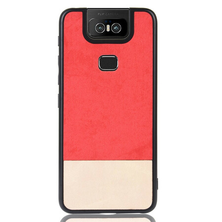 Coque Asus ZenFone 6 Bicolore Simili Cuir