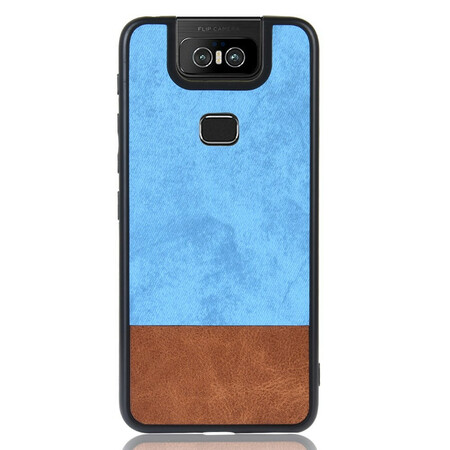 Coque Asus ZenFone 6 Bicolore Simili Cuir