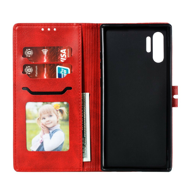 Housse Samsung Galaxy Note 10 Plus Simili Cuir Chaton Housse Samsung Galaxy Note 10 Plus Simili Cuir Chaton