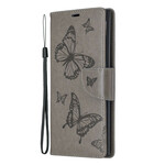 Housse Samsung Galaxy Note 10 Plus Magnifiques Papillons à Lanière Housse Samsung Galaxy Note 10 Plus Magnifiques Papillons à Lanière