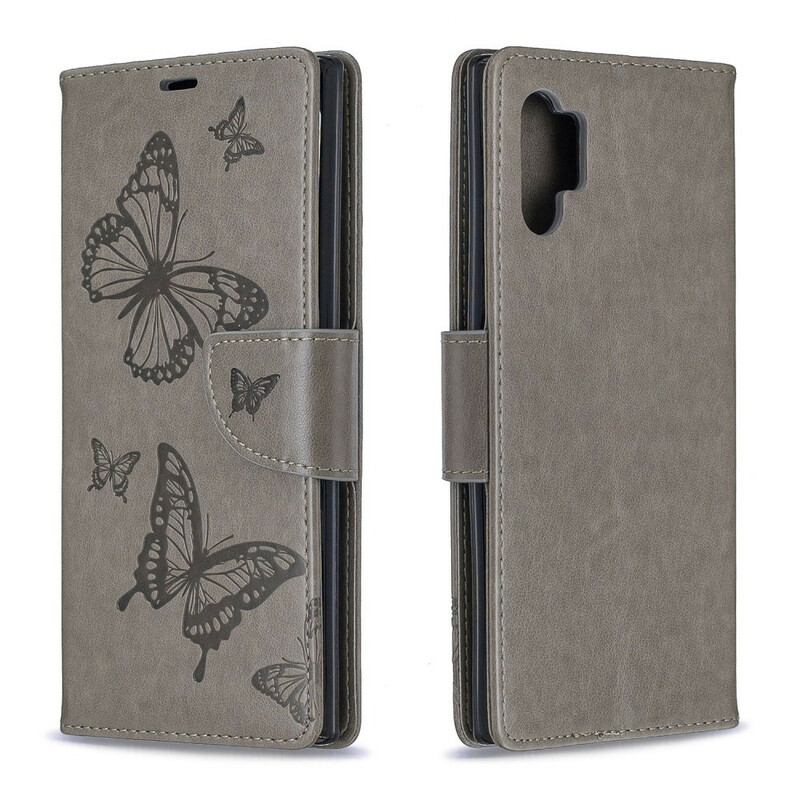 Housse Samsung Galaxy Note 10 Plus Magnifiques Papillons à Lanière Housse Samsung Galaxy Note 10 Plus Magnifiques Papillons à Lanière