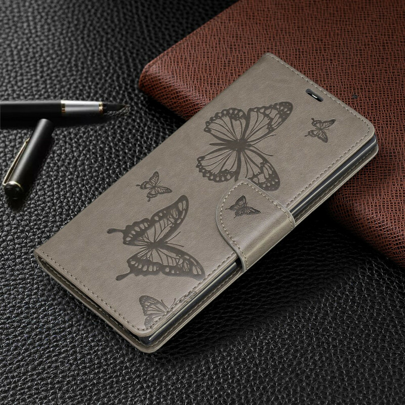 Housse Samsung Galaxy Note 10 Plus Magnifiques Papillons à Lanière Housse Samsung Galaxy Note 10 Plus Magnifiques Papillons à Lanière