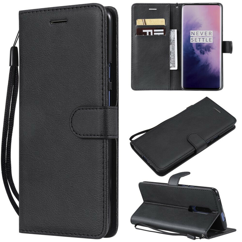 Housse OnePlus 7 Pro Effet Cuir à Lanière Housse OnePlus 7 Pro Effet Cuir à Lanière