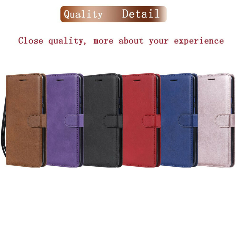 Housse OnePlus 7 Pro Effet Cuir à Lanière Housse OnePlus 7 Pro Effet Cuir à Lanière