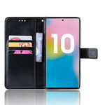 Housse Samsung Galaxy Note 10 Plus Simili Cuir Flashy
