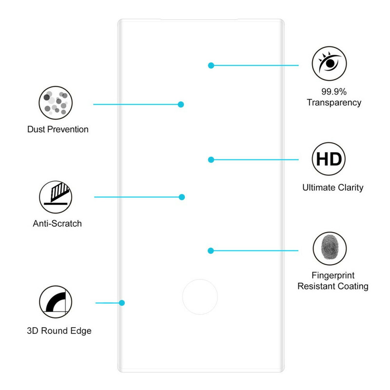 Protection en verre trempé pour Samsung Galaxy Note 10 Plus HAT PRINCE