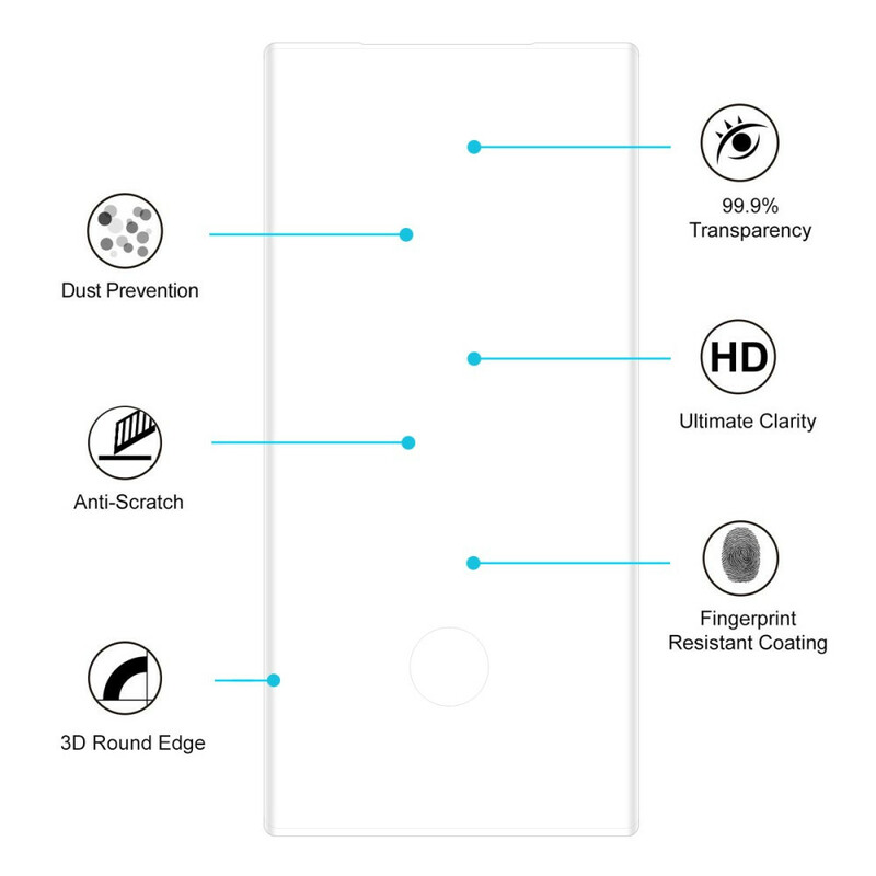 Protection en verre trempé pour Samsung Galaxy Note 10 Plus HAT PRINCE Protection en verre trempé pour Samsung Galaxy Note 10 Plus HAT PRINCE