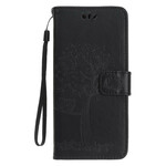Housse iPhone 11 Arbre et Hiboux à Lanière Housse iPhone 11 Arbre et Hiboux à Lanière