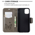 Housse iPhone 11R Papillons Imprimés à Lanière Housse iPhone 11R Papillons Imprimés à Lanière