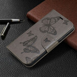 Housse iPhone 11R Papillons Imprimés à Lanière Housse iPhone 11R Papillons Imprimés à Lanière