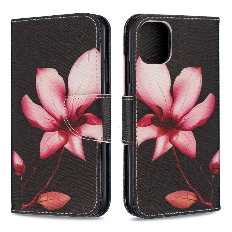 Housse iPhone 11R Fleur Rose