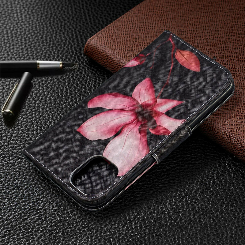 Housse iPhone 11R Fleur Rose