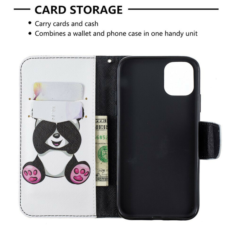 Housse iPhone 11R Panda Fun