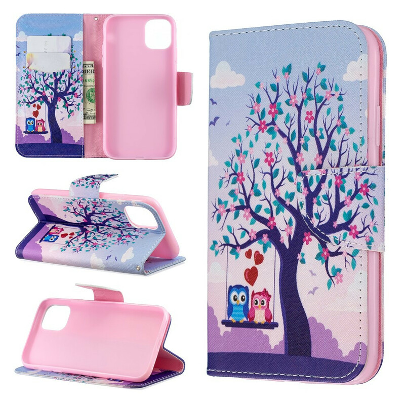 Housse iPhone 11R Hiboux sur La Balancoire Housse iPhone 11R Hiboux sur La Balancoire