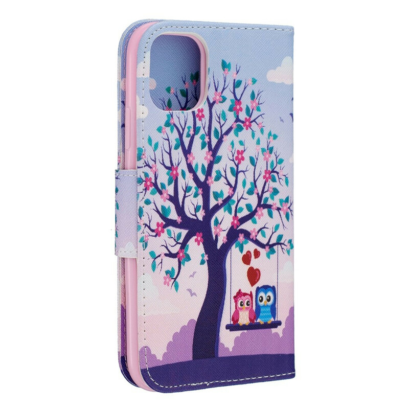 Housse iPhone 11R Hiboux sur La Balancoire