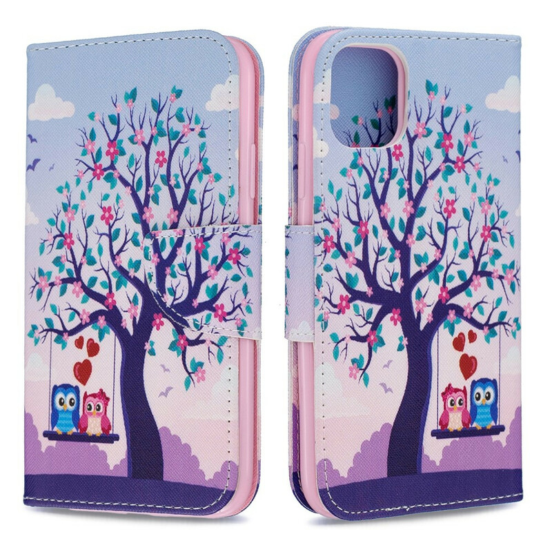 Housse iPhone 11R Hiboux sur La Balancoire Housse iPhone 11R Hiboux sur La Balancoire
