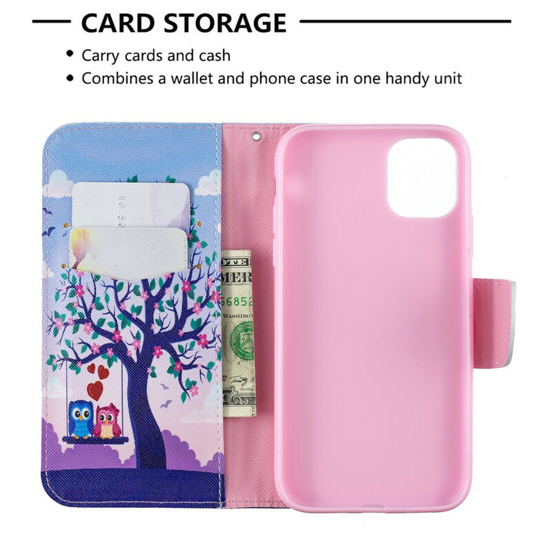 Housse iPhone 11R Hiboux sur La Balancoire Housse iPhone 11R Hiboux sur La Balancoire