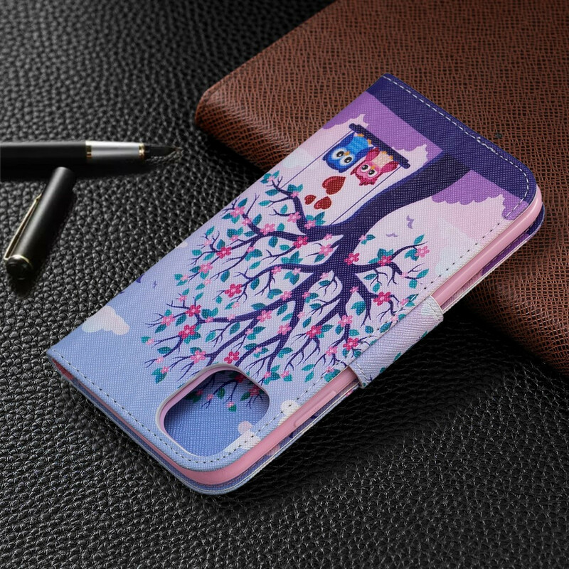 Housse iPhone 11R Hiboux sur La Balancoire Housse iPhone 11R Hiboux sur La Balancoire