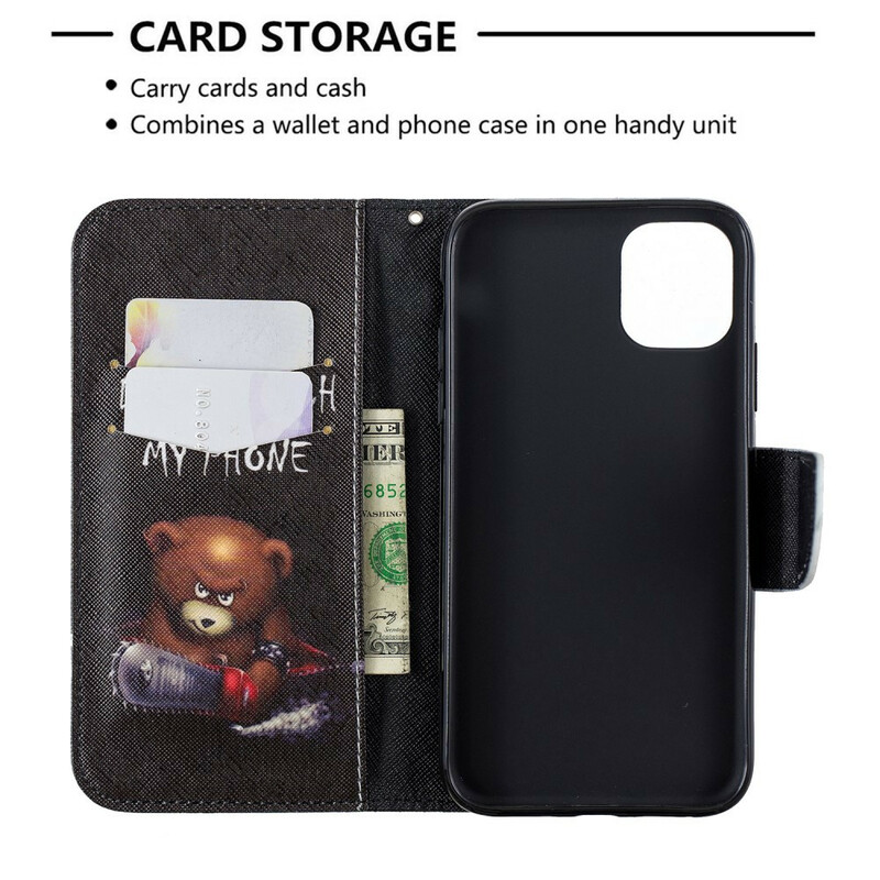 Housse iPhone 11R Ours Dangereux Housse iPhone 11R Ours Dangereux