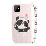 Housse iPhone 11R Panda Love à Lanière