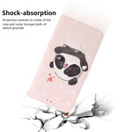 Housse iPhone 11R Panda Love à Lanière