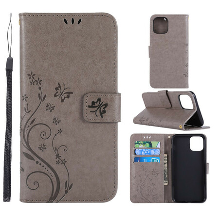 Housse iPhone 11R Papillons et Fleurs