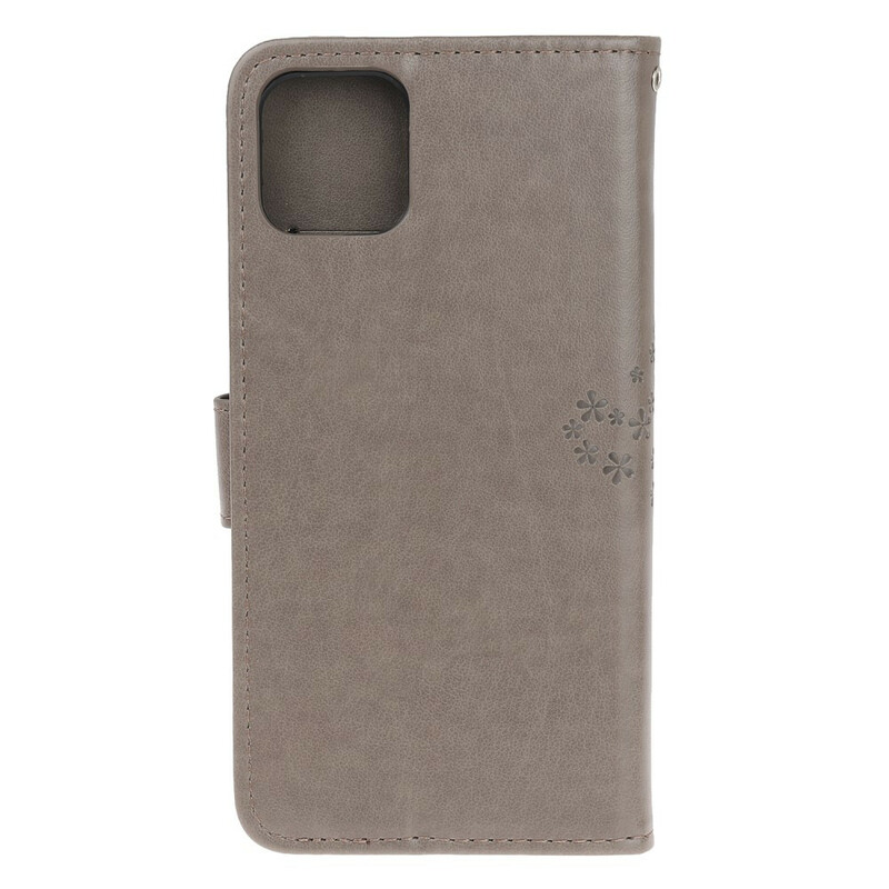 Housse iPhone 11R Arbre et Hiboux à Lanière Housse iPhone 11R Arbre et Hiboux à Lanière