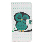 Housse iPhone 11R Hibou Endormi