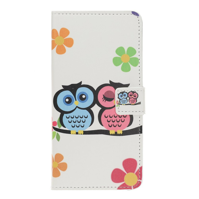 Housse iPhone 11R Couple de Hiboux