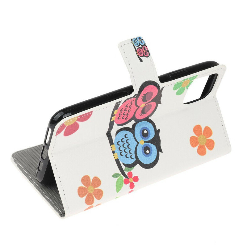 Housse iPhone 11R Couple de Hiboux Housse iPhone 11R Couple de Hiboux