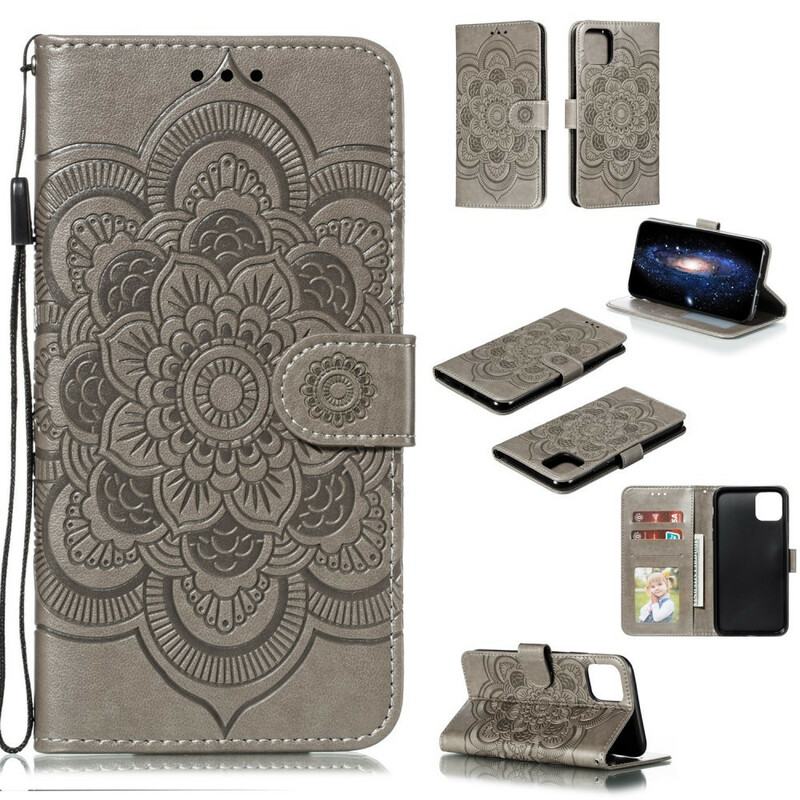 Housse iPhone 11 Max Mandala Entier à Lanière Housse iPhone 11 Max Mandala Entier à Lanière