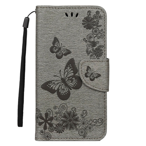 Housse iPhone 11 Pro Splendides Papillons à Lanière