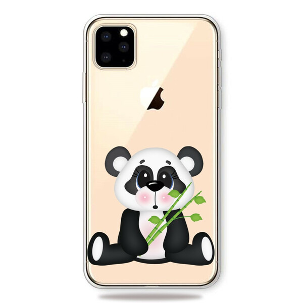 Coque iPhone 11 Max Transparente Panda Triste