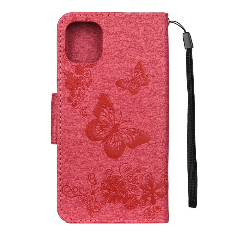 Housse iPhone 11 Pro Max Découverte Papillons à Lanière Housse iPhone 11 Pro Max Découverte Papillons à Lanière