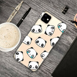 Coque iPhone 11 Pandas Sentimentaux