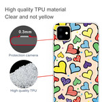 Coque iPhone 11 Coeurs Multicolors Coque iPhone 11 Coeurs Multicolors
