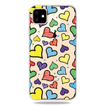 Coque iPhone 11 Coeurs Multicolors