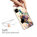 Coque iPhone 11 Jolie Tête Fleurie Coque iPhone 11 Jolie Tête Fleurie