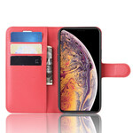 Housse iPhone 11 Pro Max Effet Cuir Litchi Premium