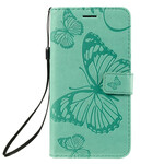 Housse iPhone 11 Papillons Géants à Lanière Housse iPhone 11 Papillons Géants à Lanière