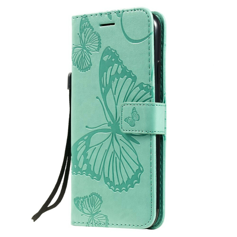 Housse iPhone 11 Papillons Géants à Lanière Housse iPhone 11 Papillons Géants à Lanière
